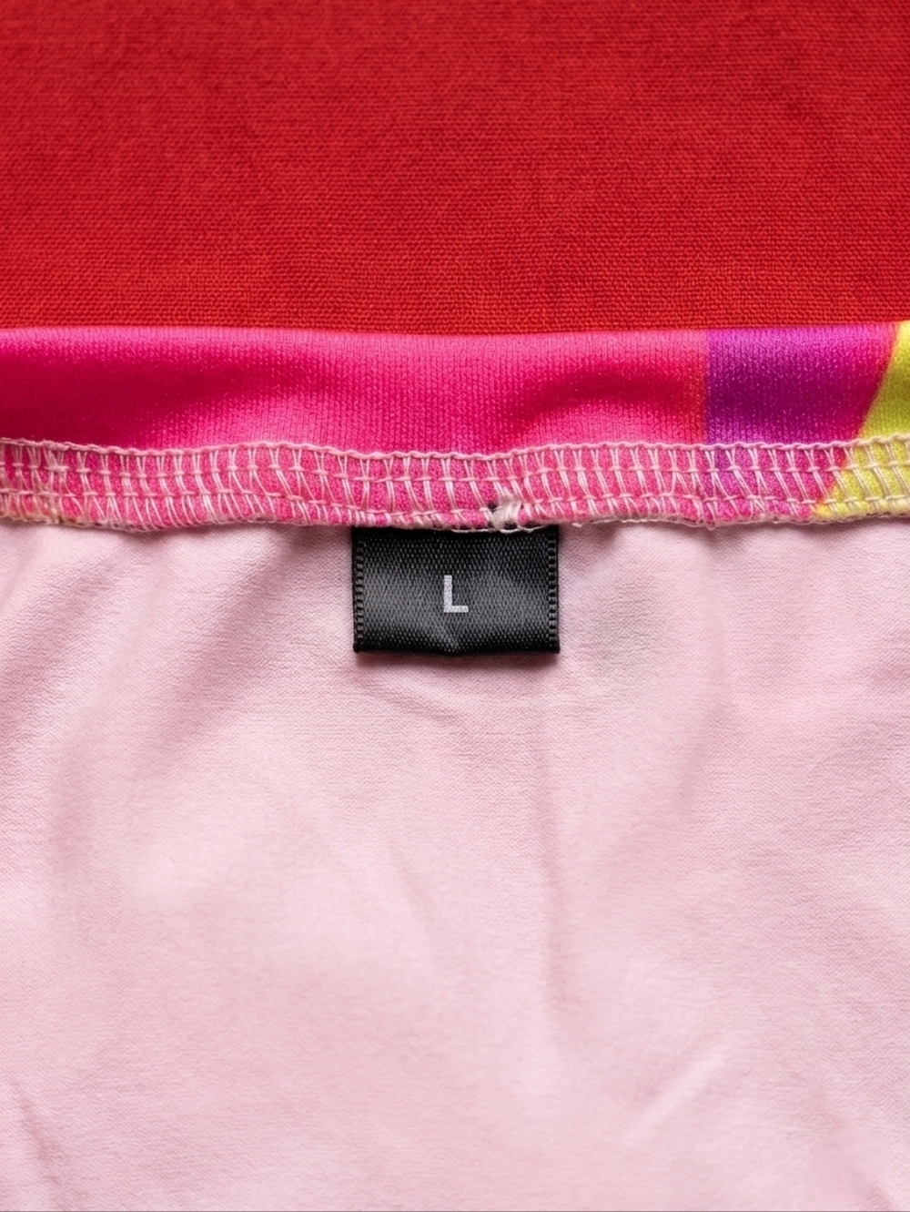 💋CUT OUT SHOULDER TOP -NEON PINK and YELLOW!!! - Picture 6 of 11